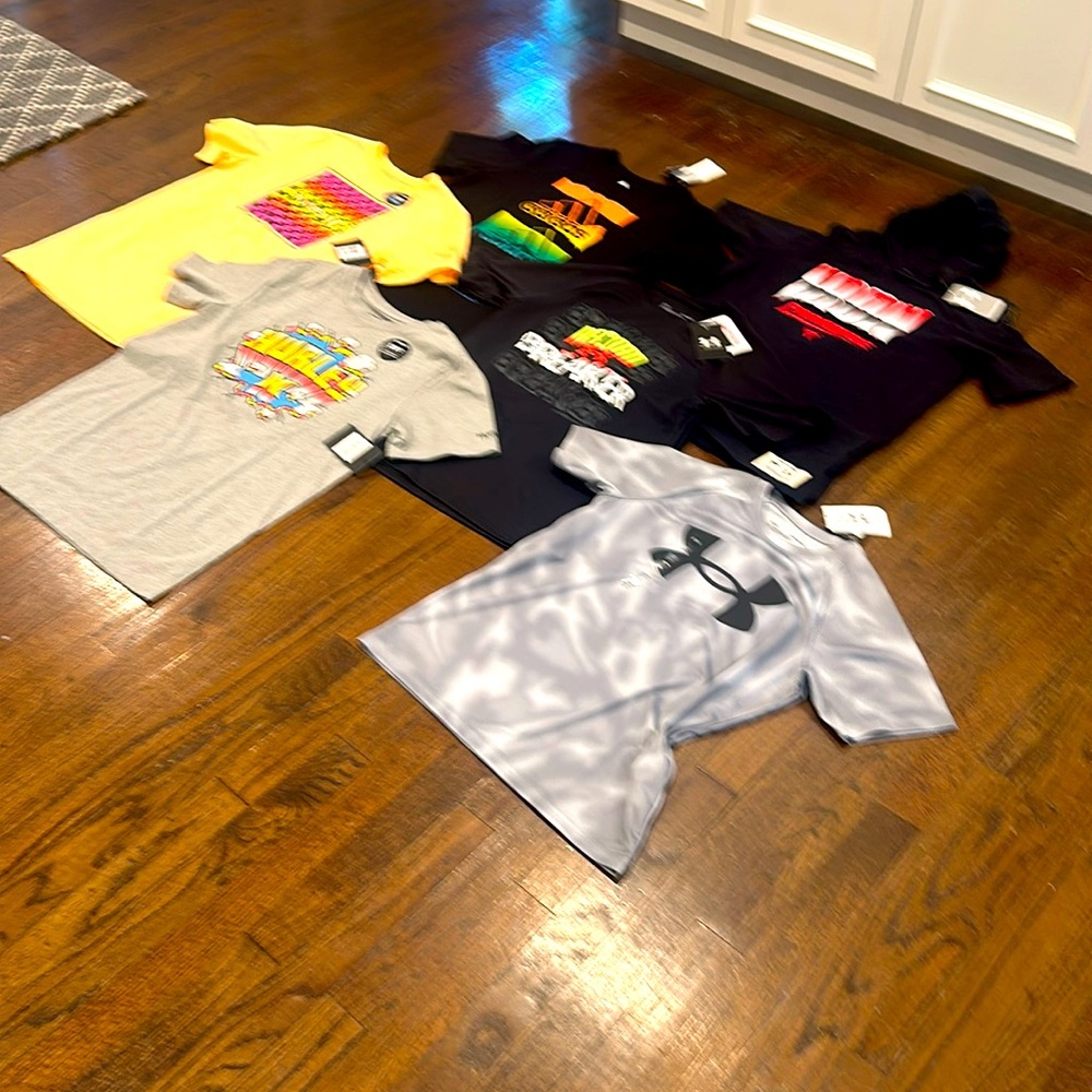 Brand New Adidas, New Under Armour!  Size 14 and 14-16.  Tags on all.